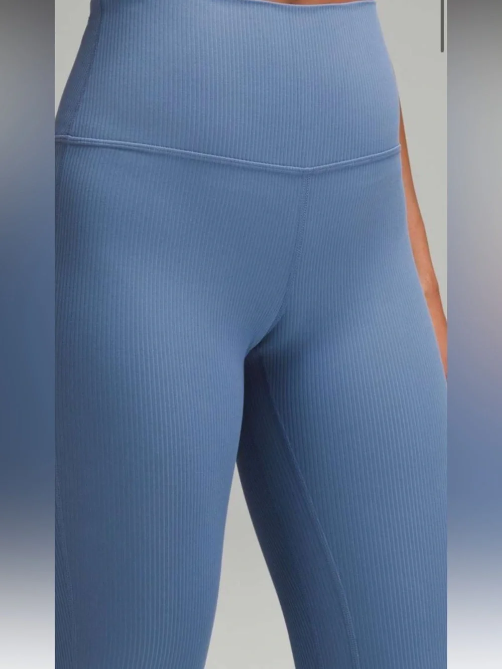 Lululemon Align High-Rise Ribbed Mini-Flare Pant *Regular Oasis Blue Size 4 NWOT